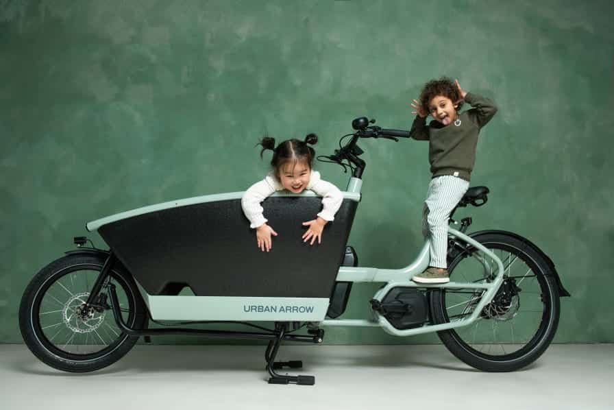 URBAN ARROW Electric Family Cargo Bike - Green