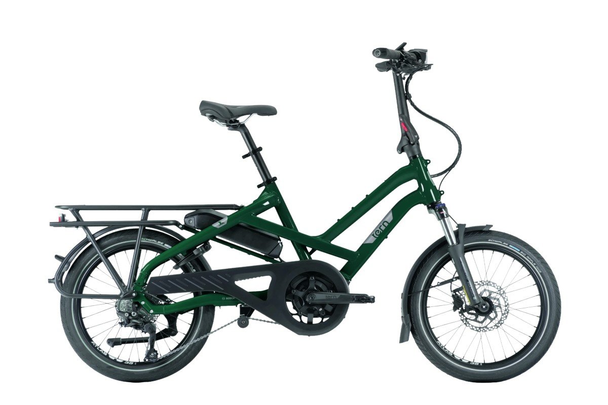 Tern HSD P10 – compacte elektrische fiets, zijaanzicht